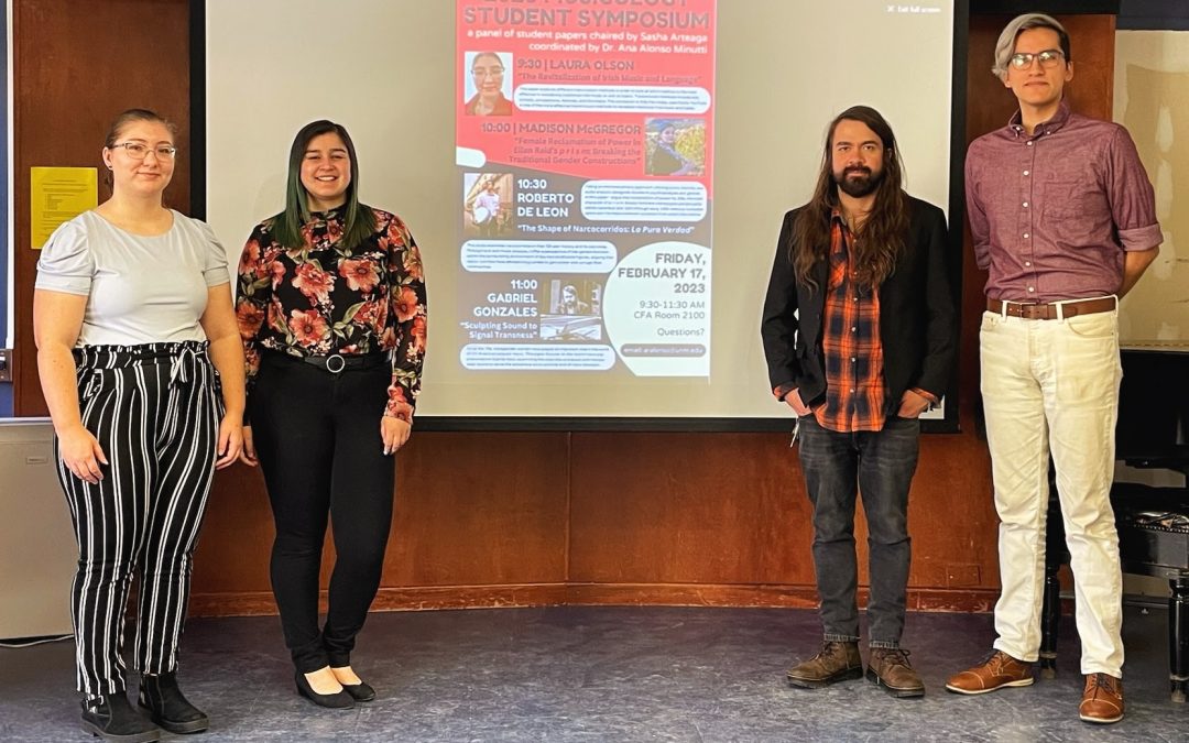 Musicology students present their research at UNM 2023 Musicology Student Symposium